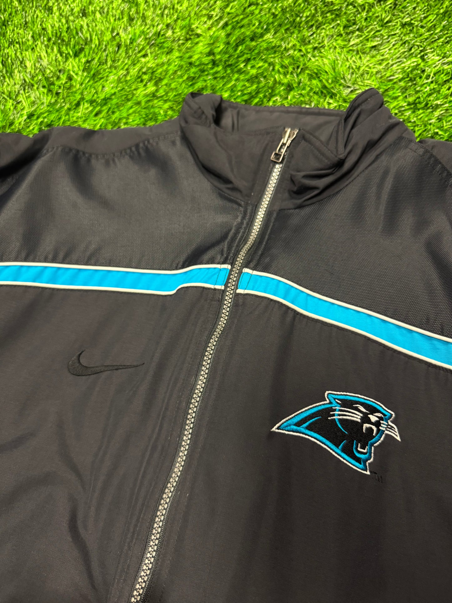 00s Carolina Panthers Vintage Nike Pro Line Puffer Jacket (XL)