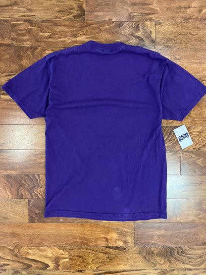 00s Clemson Tigers Spell Out Purple Tee (L)