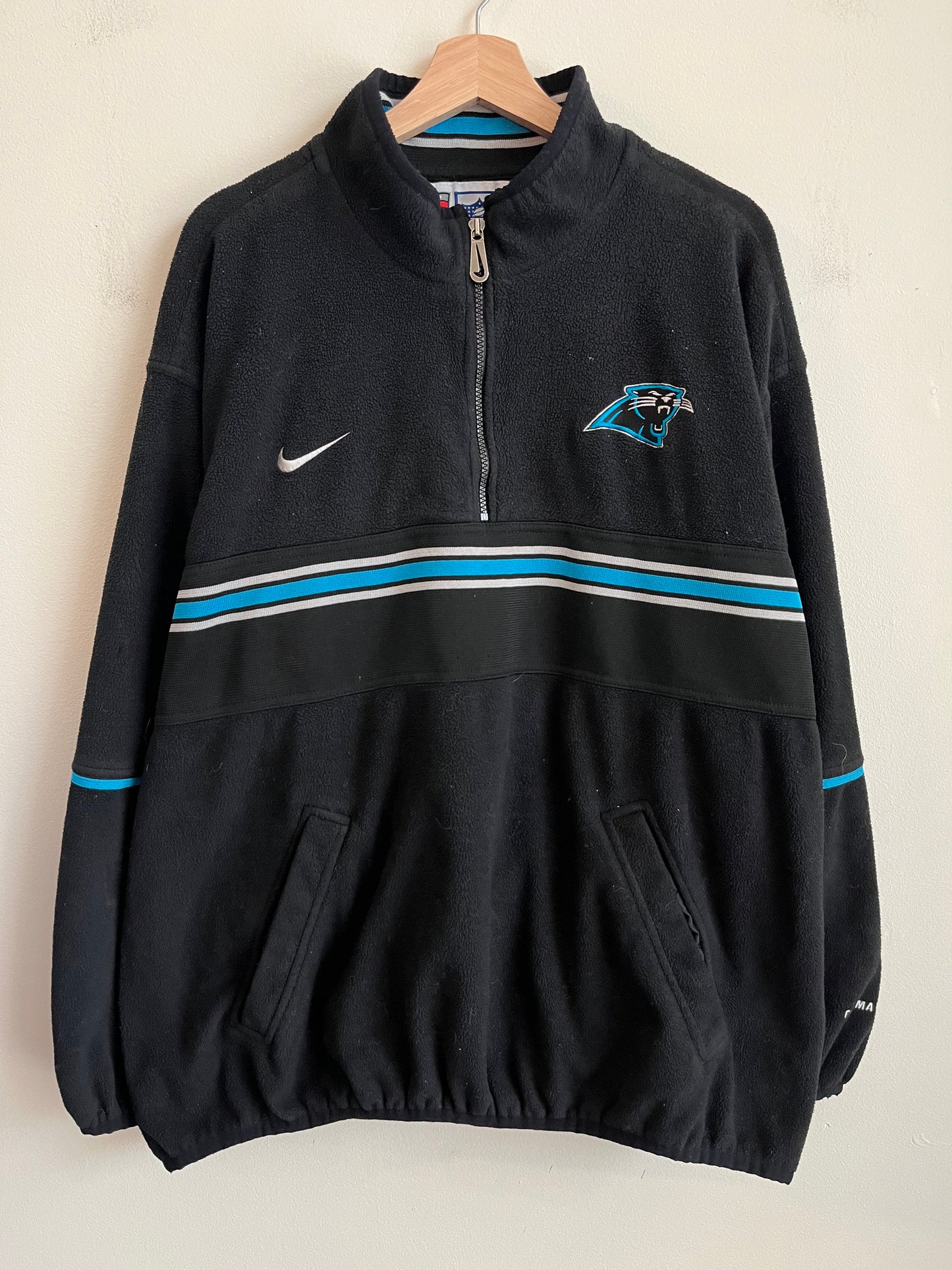 00s Carolina Panthers Nike Fleece Pro Line Jacket (L)