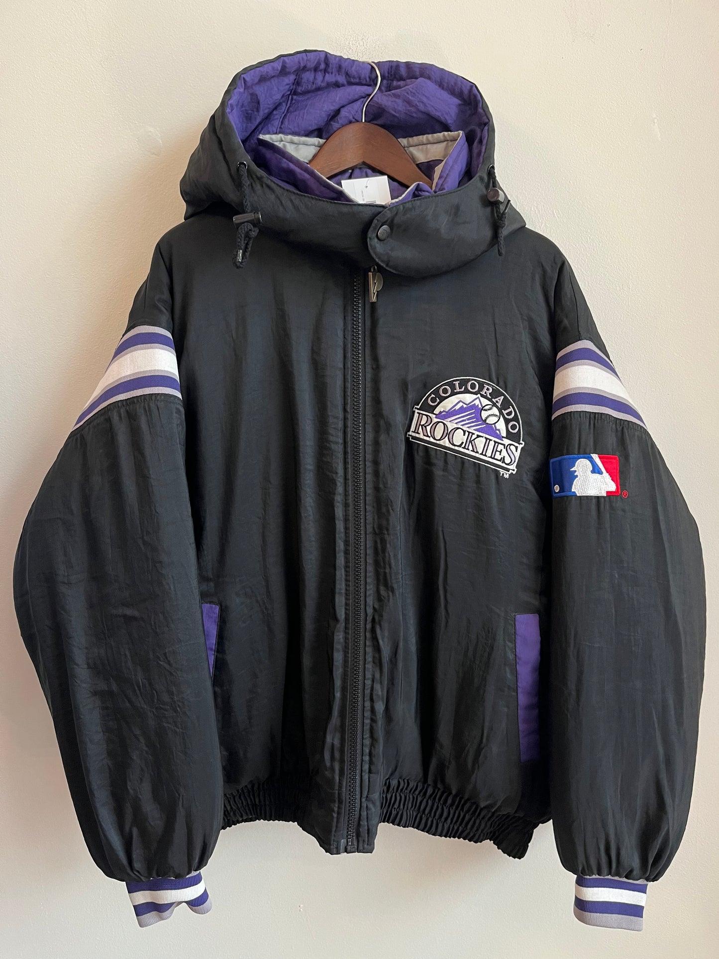 90s Colorado Rockies Reversible Pro Player Puffer Jacket (L)