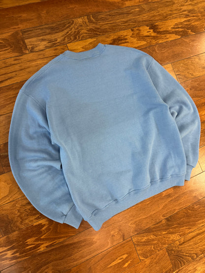 00s New York Yankees Baby Blue Essential Russell Athletics Crewneck (L)