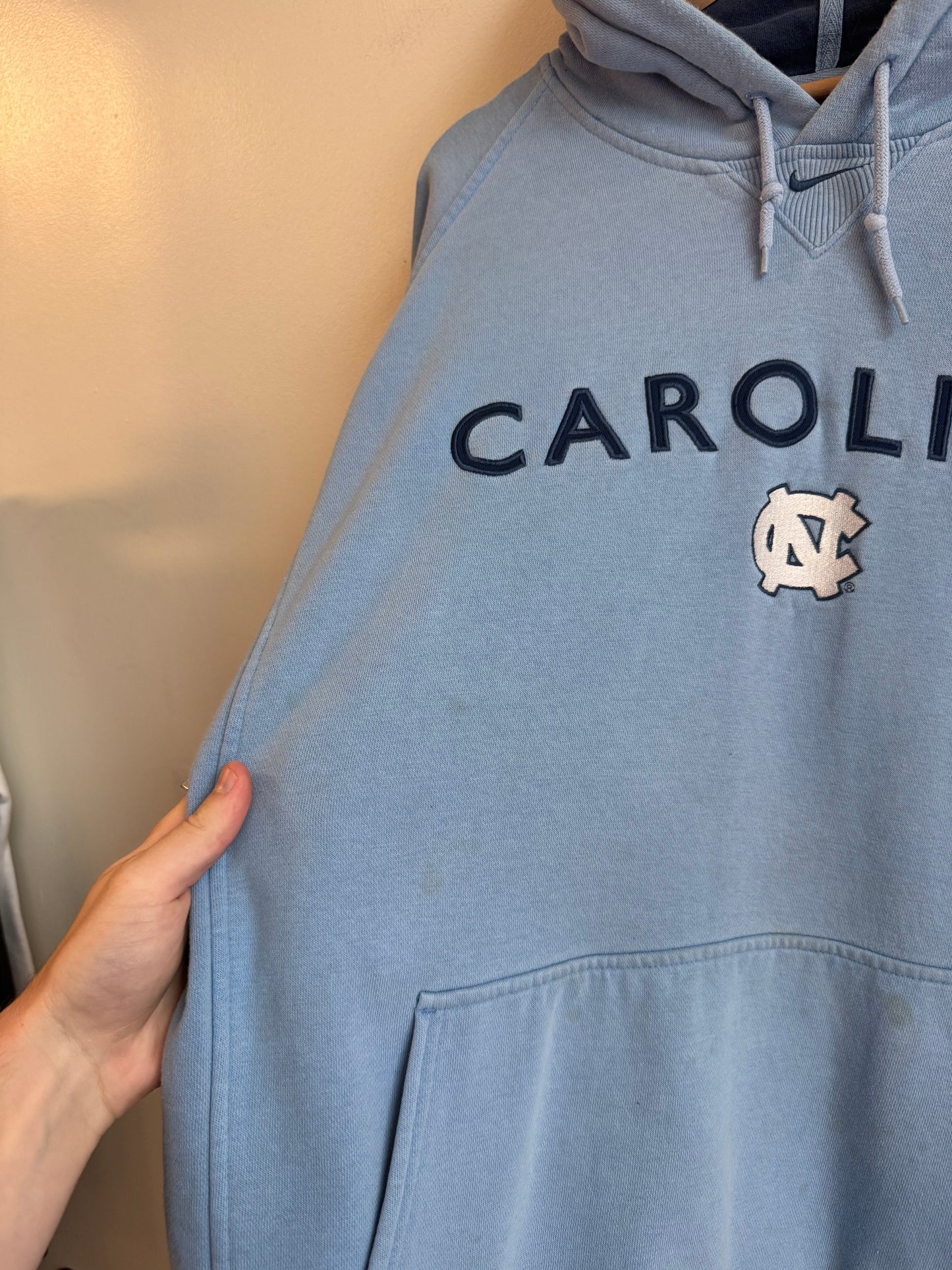 00s UNC Nike Center Swoosh Vintage Hoodie (XL)