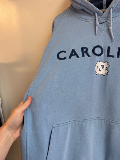 00s UNC Nike Center Swoosh Vintage Hoodie (XL)