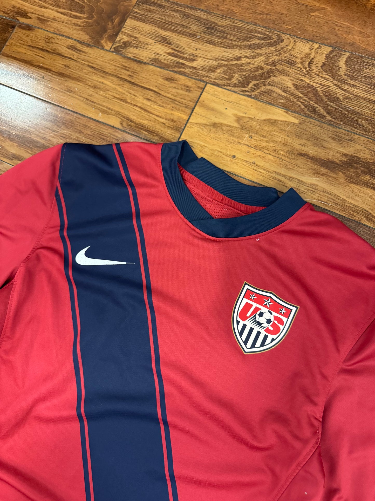USA National Team World Cup Red Soccer Jersey 2010 Kit (M)