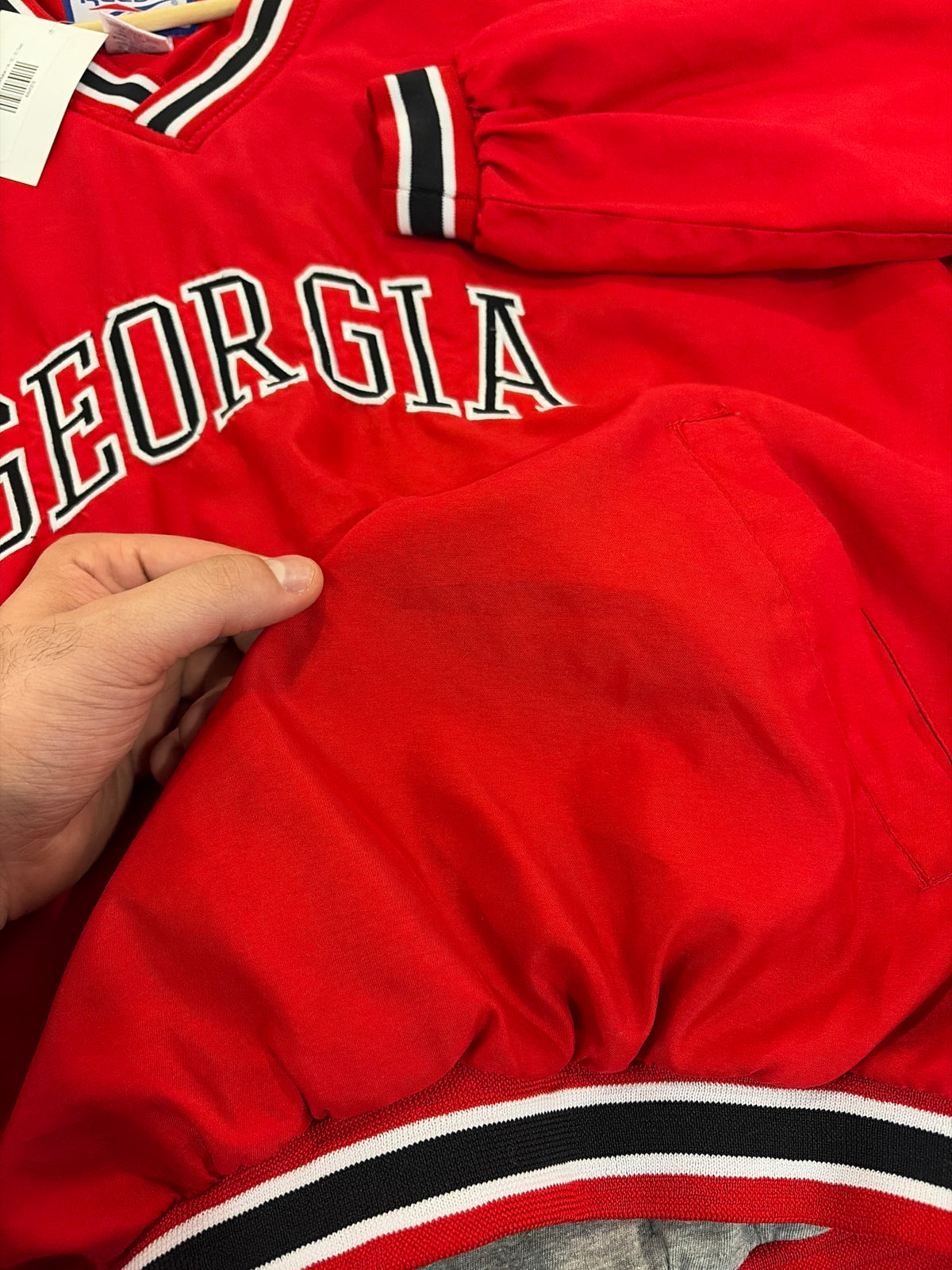 90s Georgia Bulldogs Reebok Windbreaker (M)