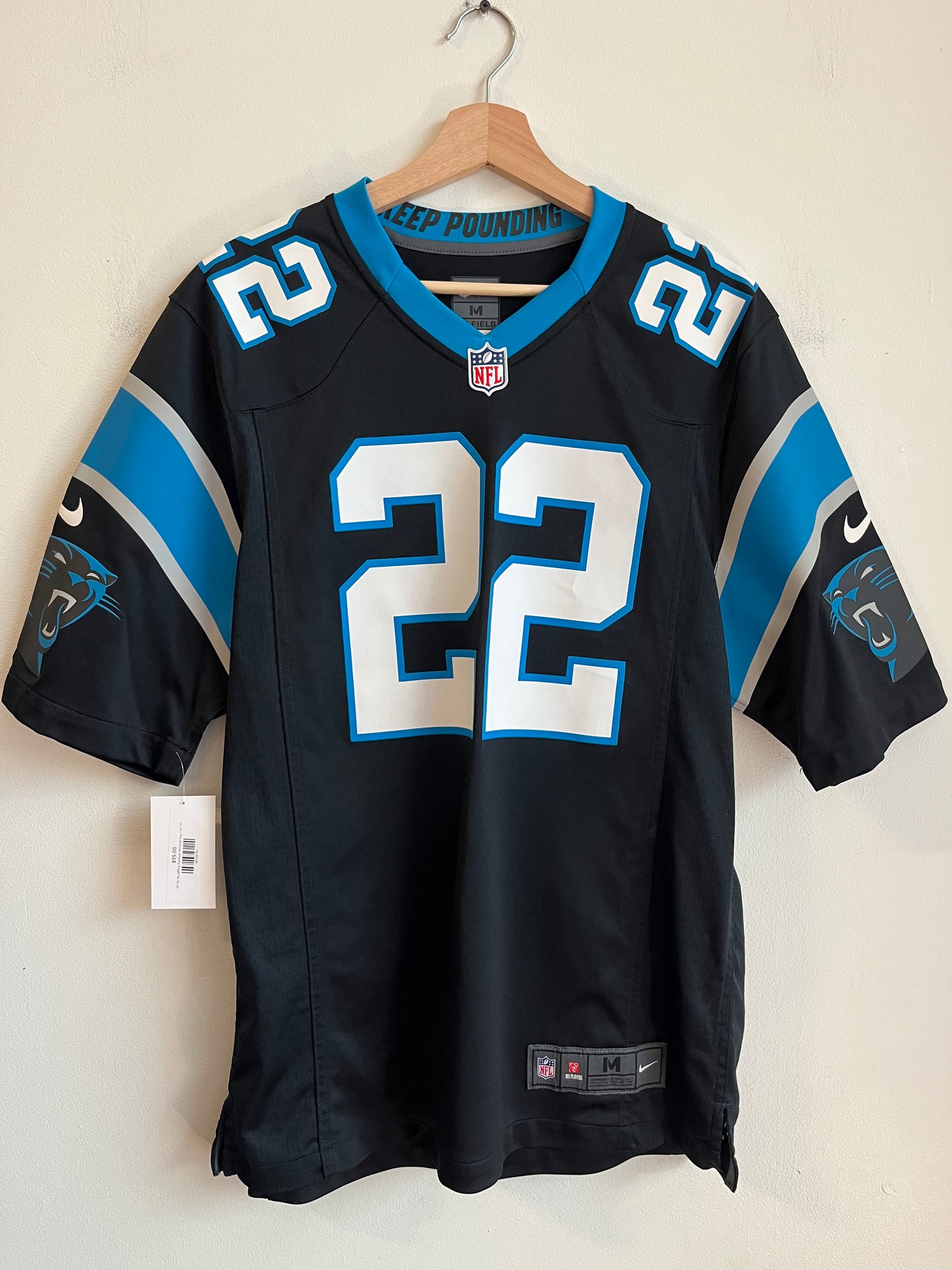 2010s Carolina Panthers Christian McCaffery Home Nike Jersey (M)