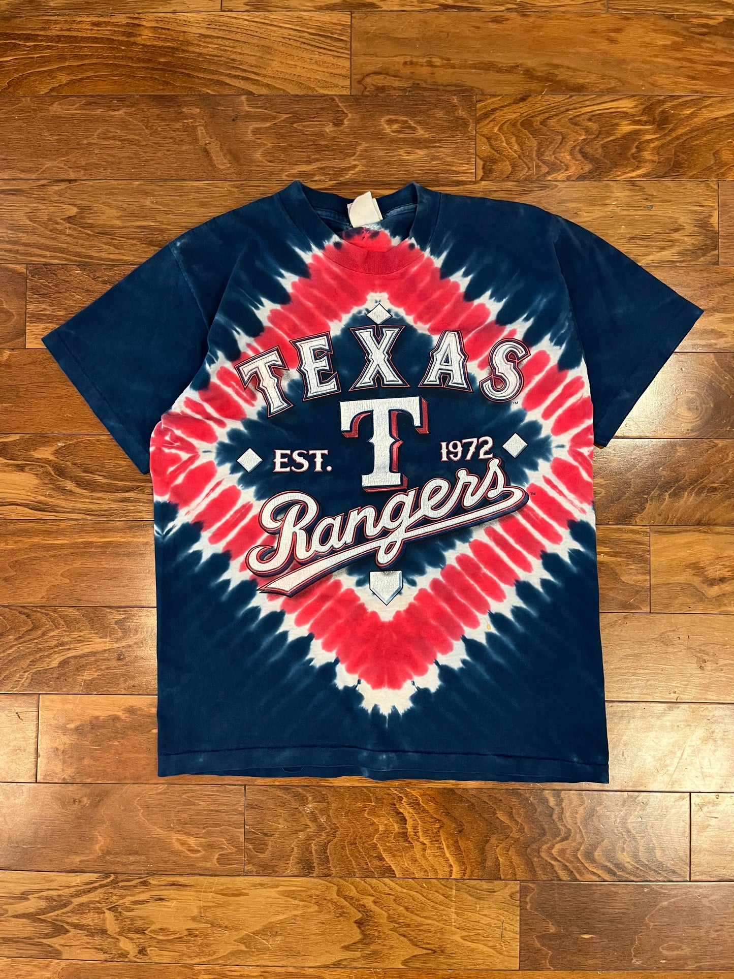2005 Texas Rangers Tie Dye Tee (M)