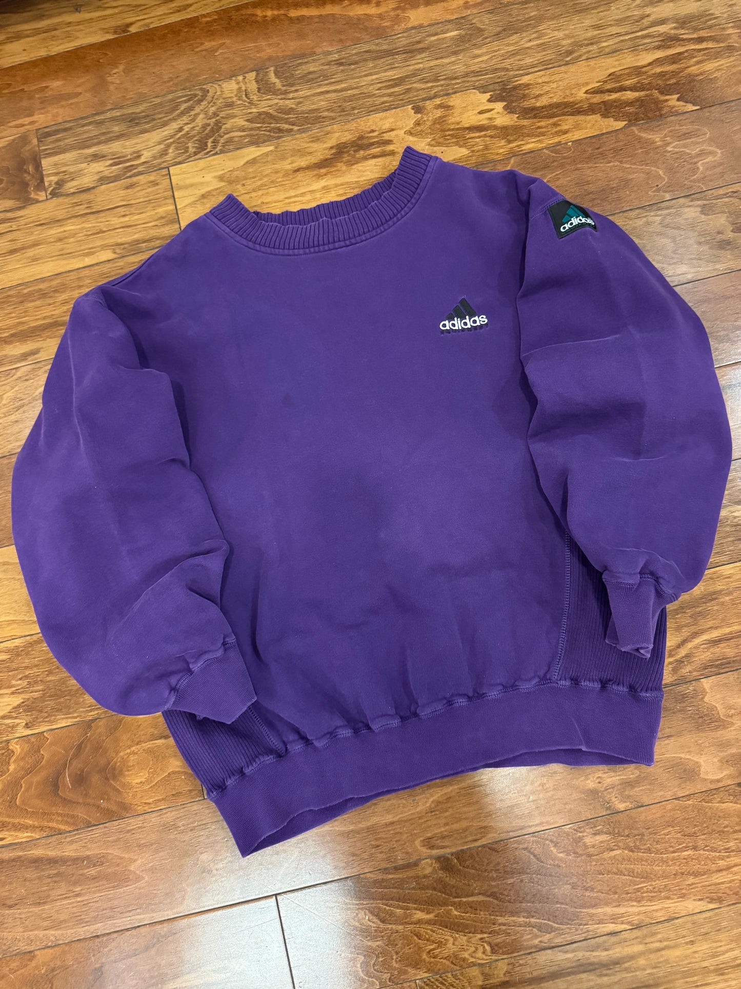90s Adidas Equipment Purple Crewneck (L)