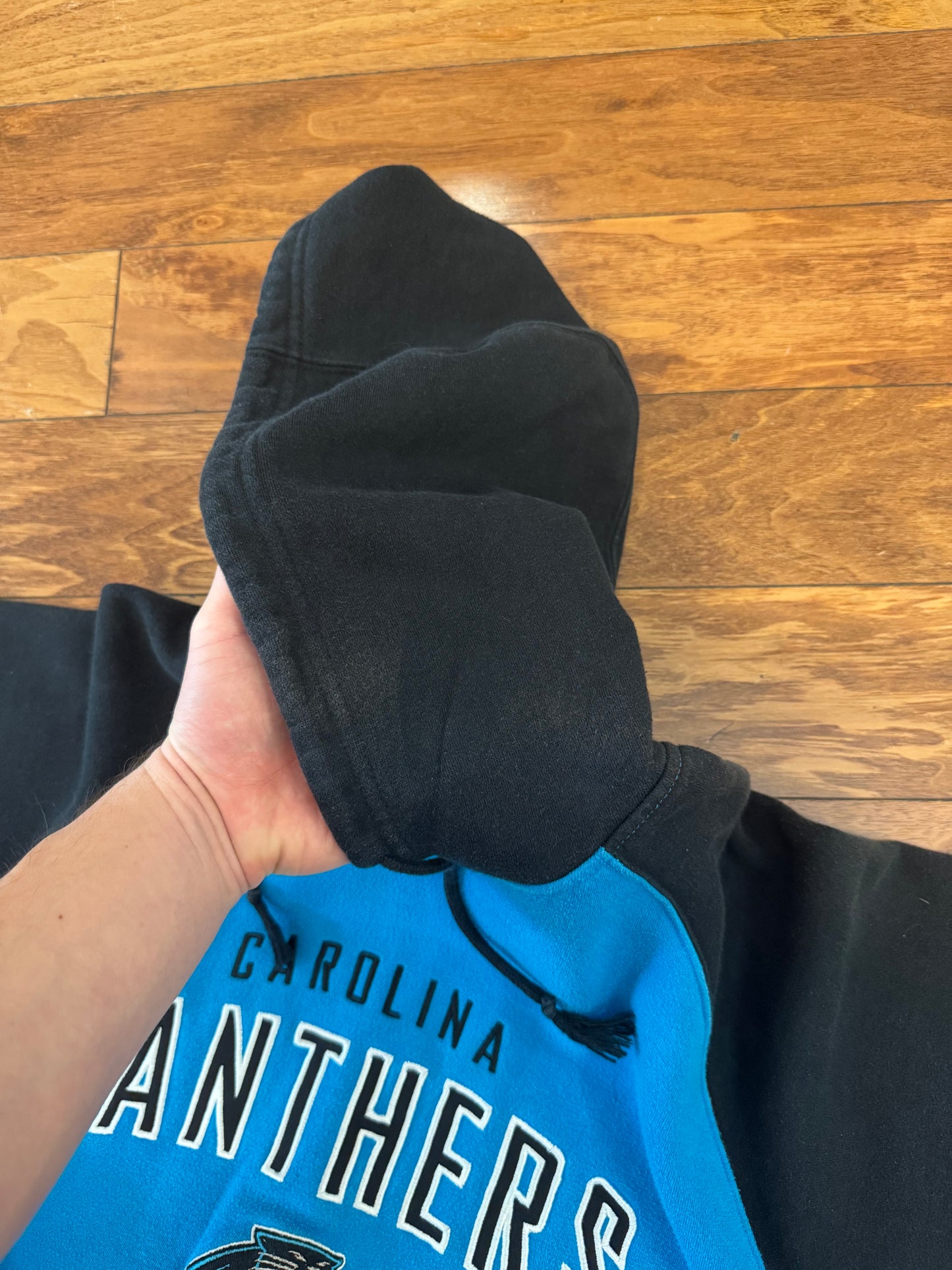 2010 Carolina Panthers Two Tone Reebok Hoodie (S)