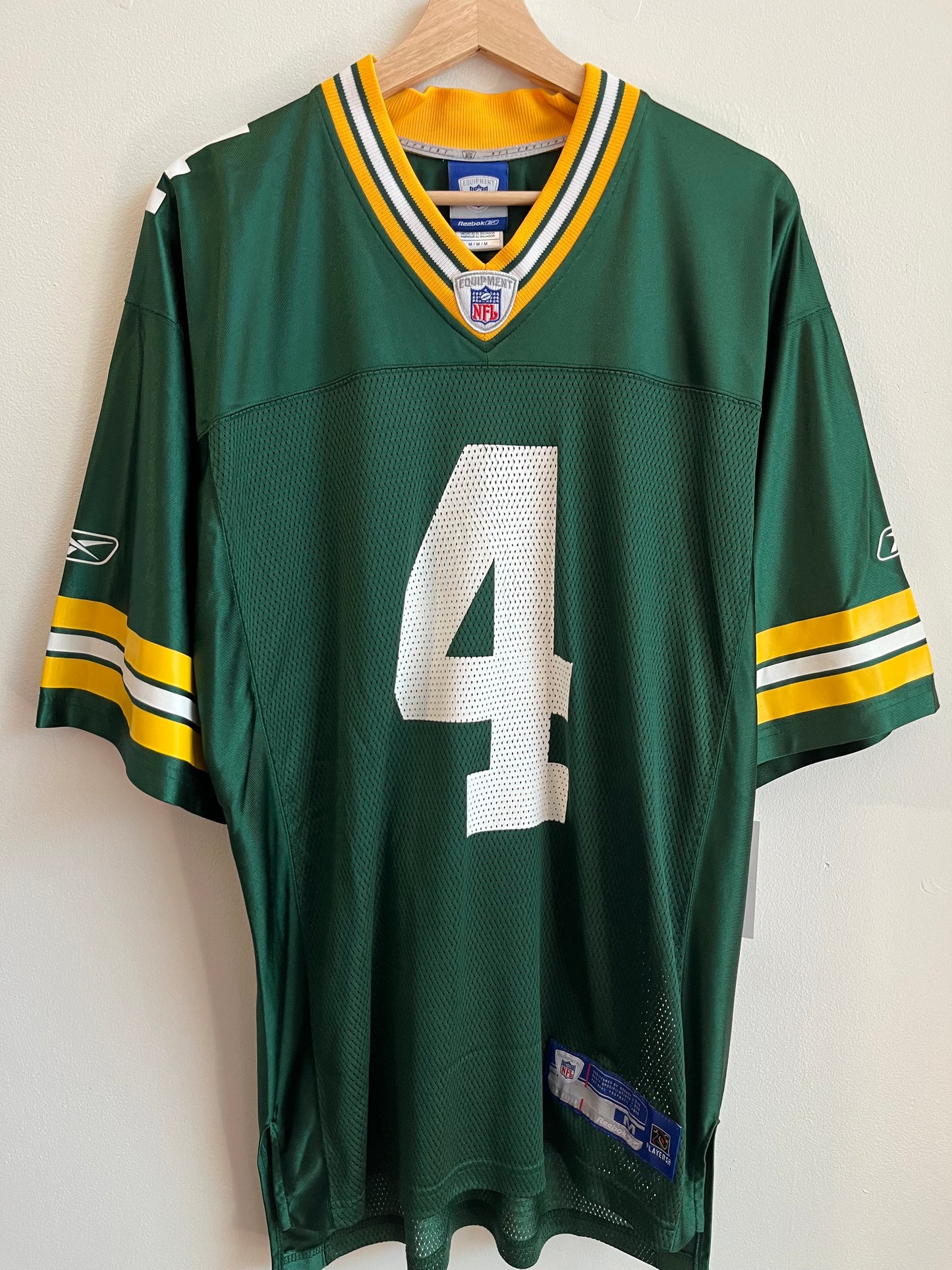 1999 Reebok Green Bay Packers Brett Favre Starter Jersey (M)