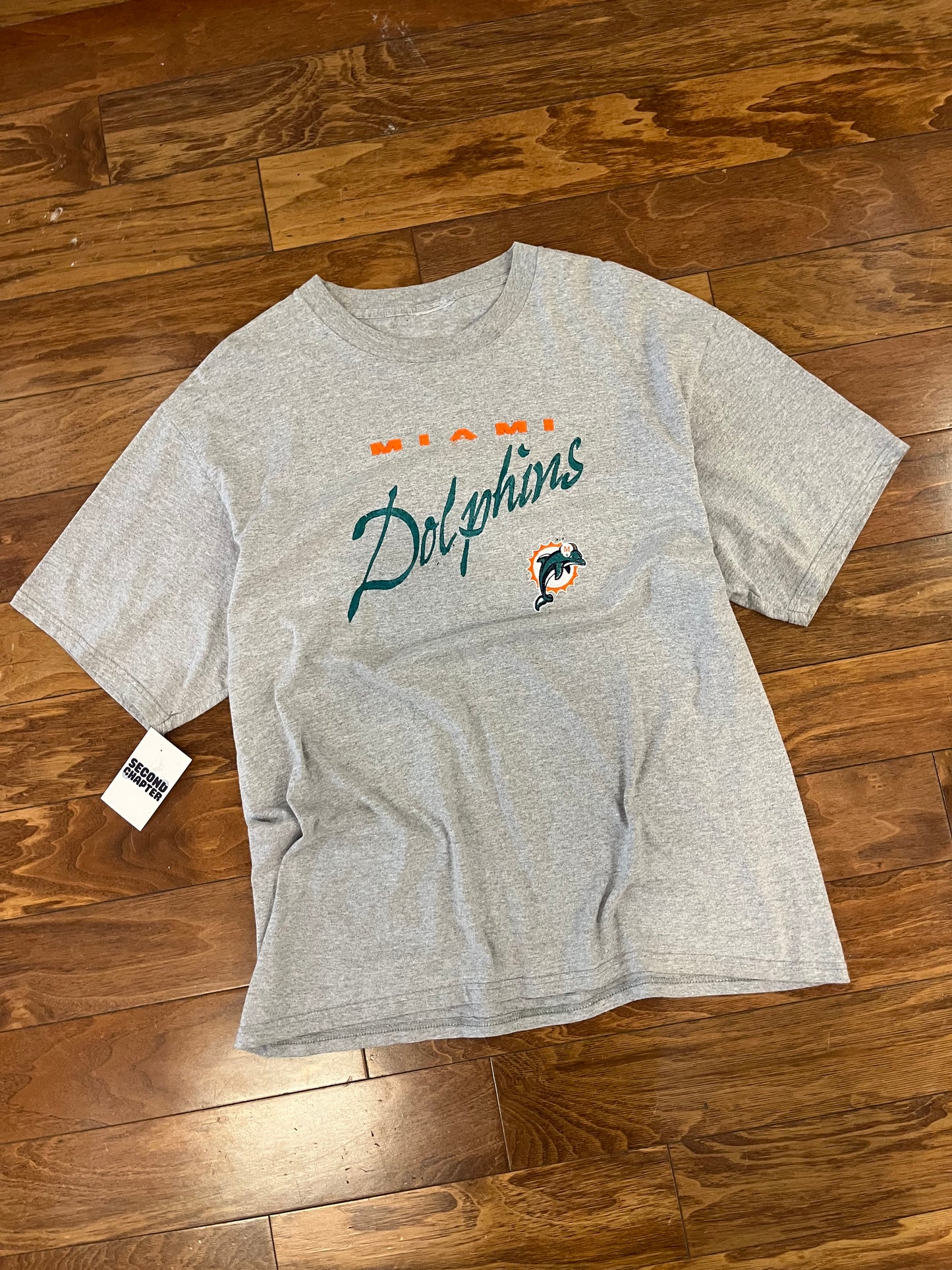 00s Miami Dolphins Embroidered Tee (XL)
