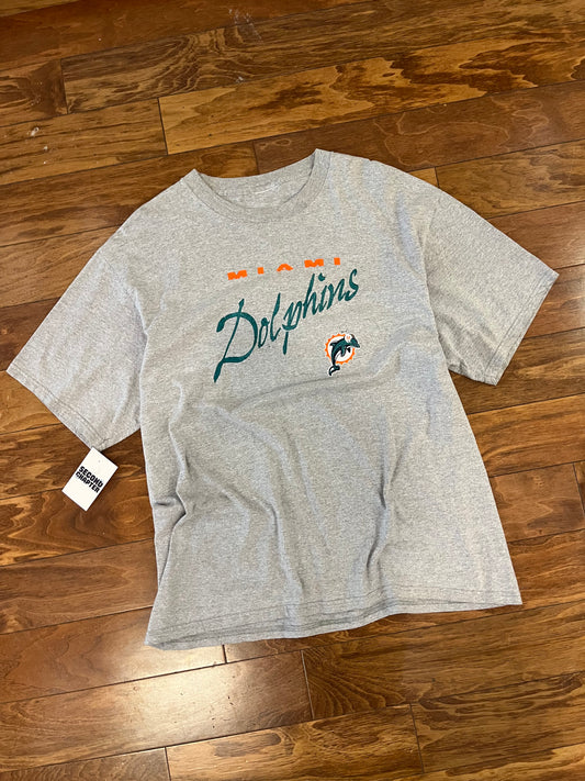 00s Miami Dolphins Embroidered Tee (XL)