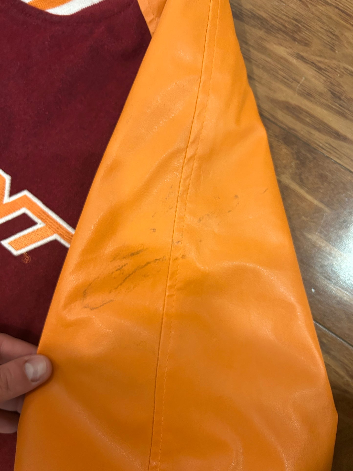 00s Virginia Tech S&B Leather Jacket (M)