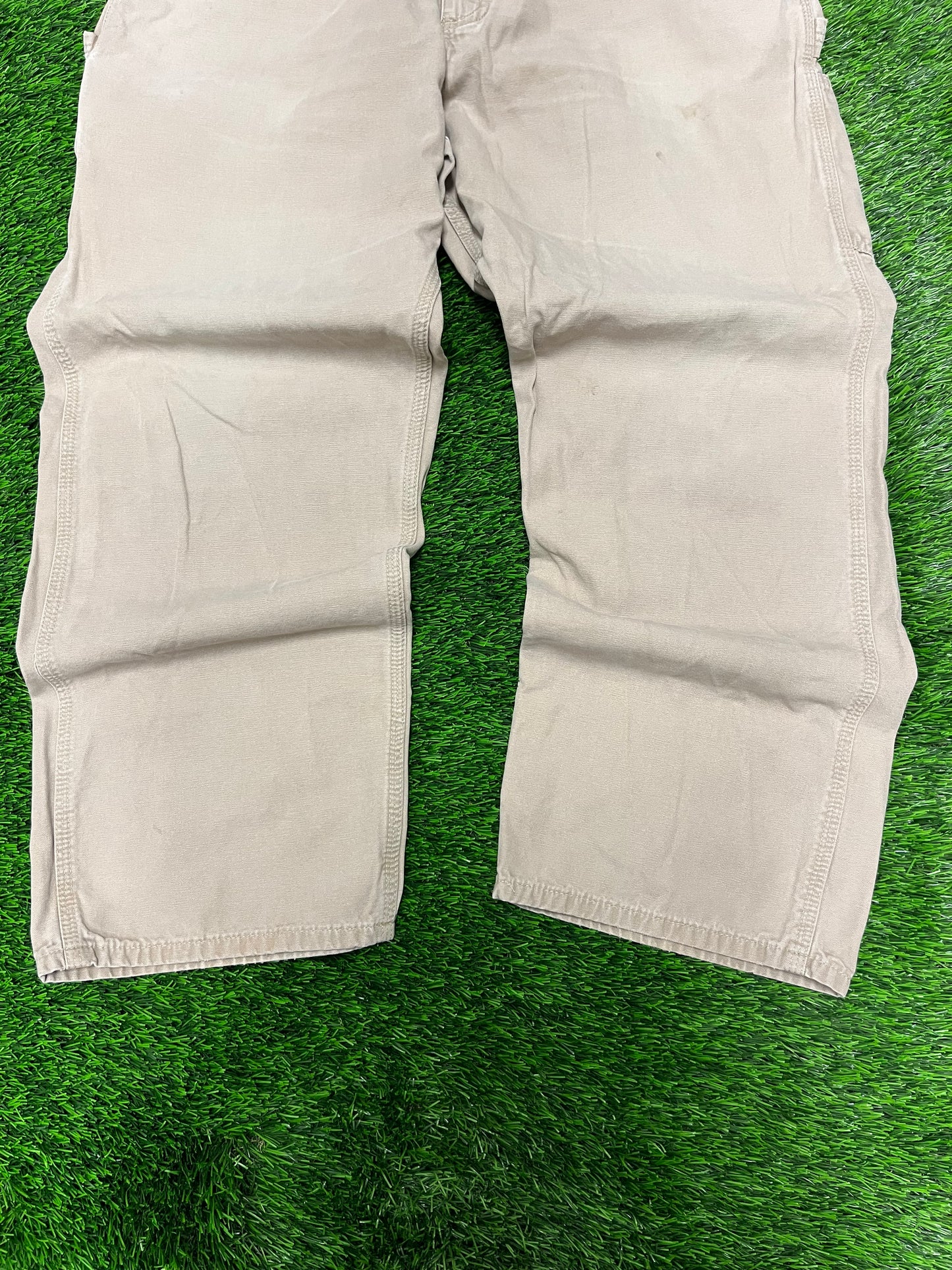 Carhartt Tan Loose Fit Carpenter Pants (38 x 30)