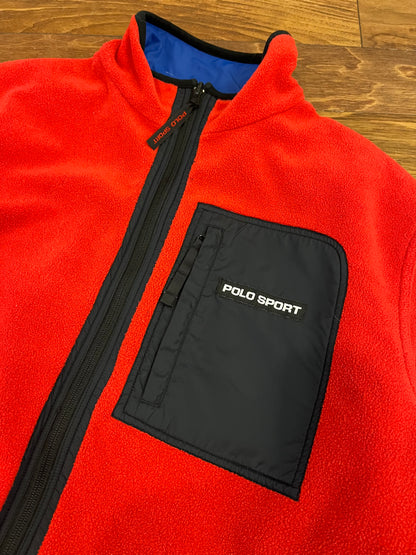 00s Polo Sport Reversible Fleece Jacket (L)