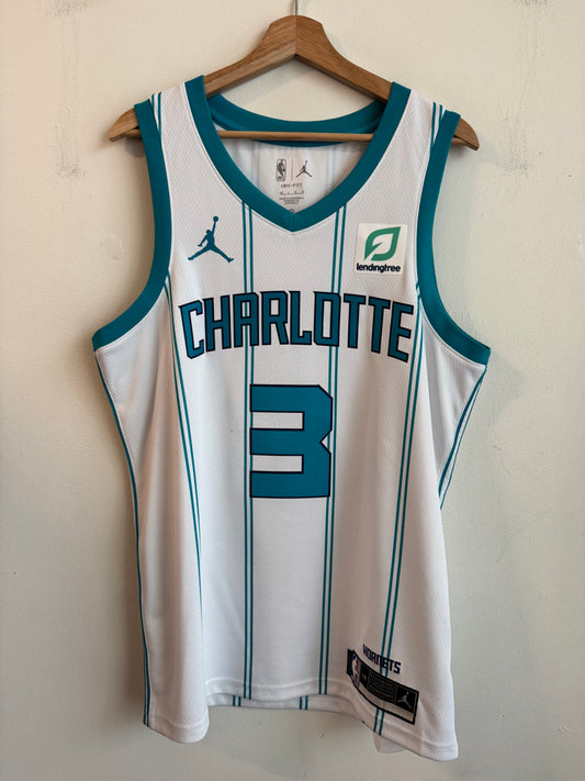 2021 Charlotte Hornets Terry Rozier III Away Jordan Swingman Jersey (L)