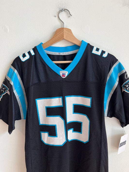 00s Carolina Panthers Dan Morgan Home Jersey (Youth L)