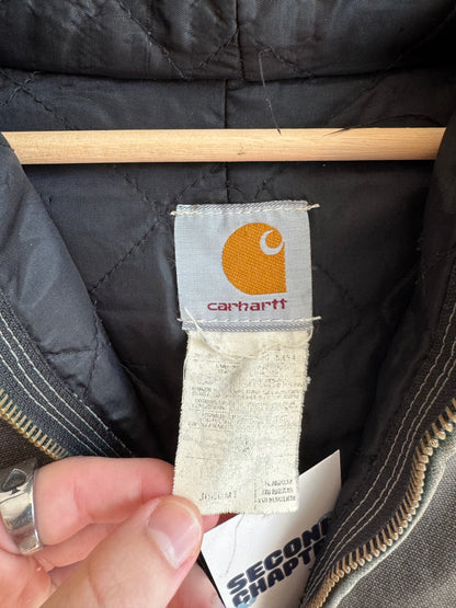 00s Carhartt Cement Distressed Paint Splatter Jacket (XL)