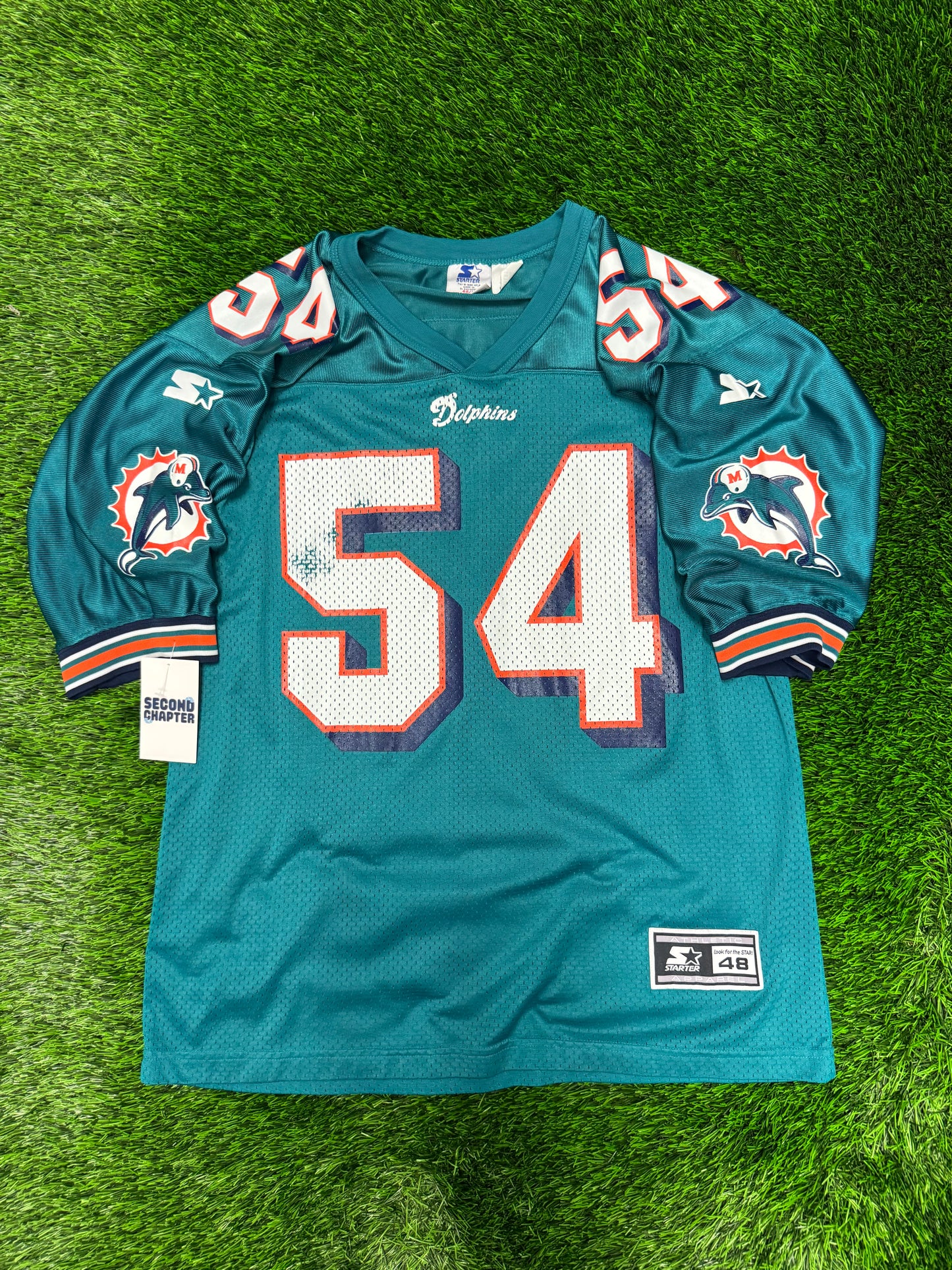 1995 Miami Dolphins Zach Thomas #54 Vintage Starter NFL Jersey (L)