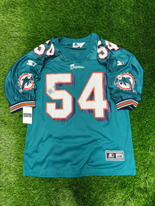 1995 Miami Dolphins Zach Thomas #54 Vintage Starter NFL Jersey (L)