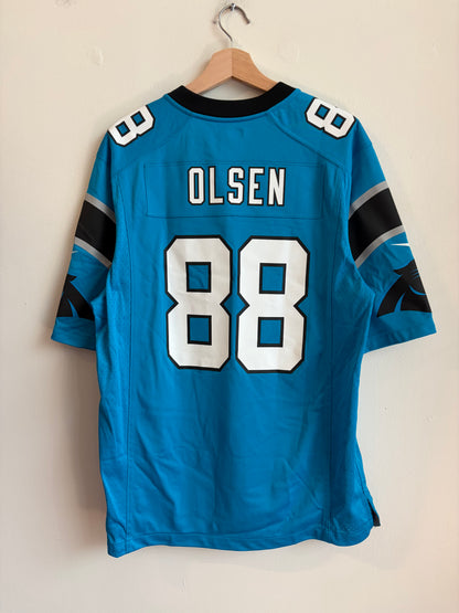 2016 Carolina Panthers Greg Olsen Blue Nike Jersey (M)