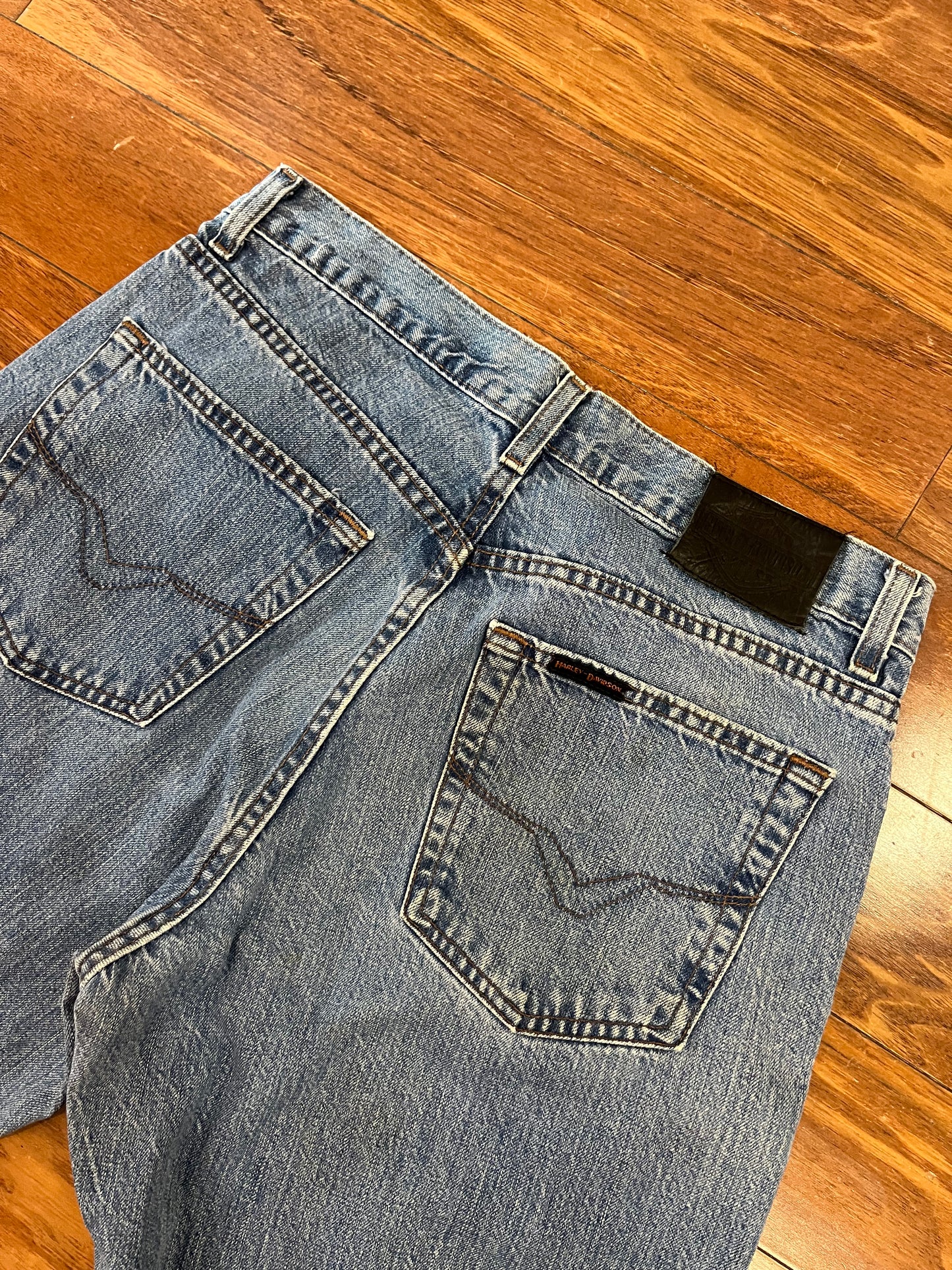 2006 Harley Davidson Distressed Jean Shorts (32)