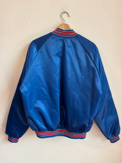 90s New York Giants Chalk Line NFL Satin Jacket (L)