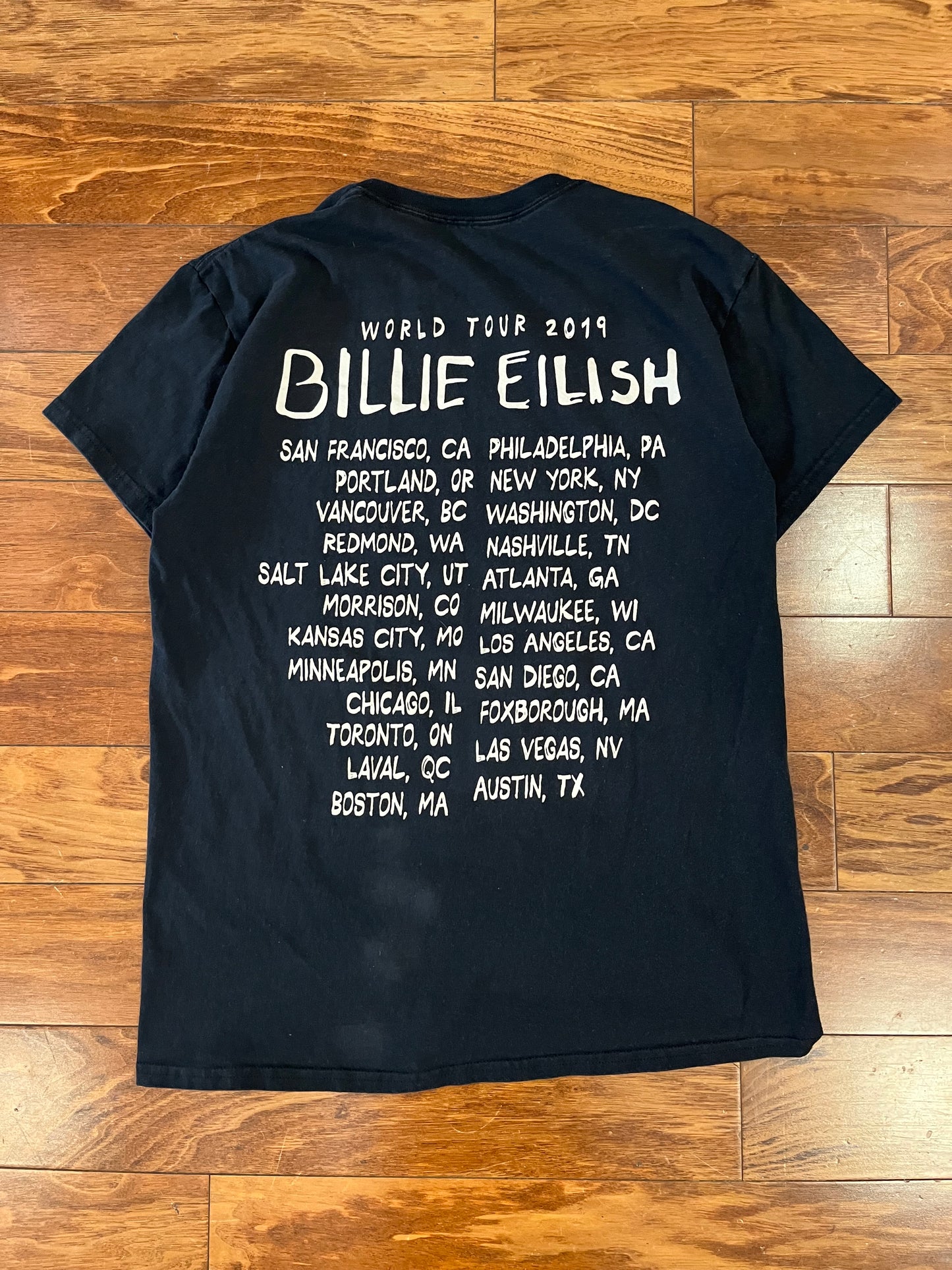 2019 Billie Eilish Music Tour Tee (M)