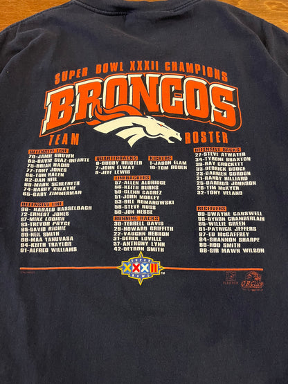 1998 Denver Broncos Super Bowl XXXII Tee (XL)