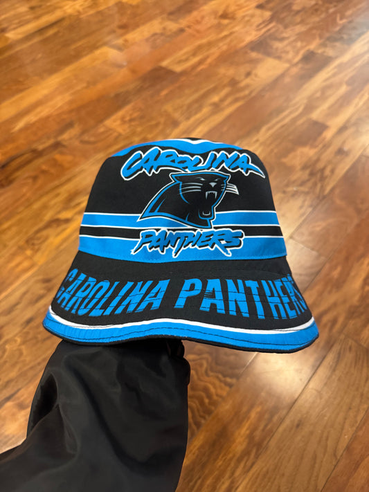 Carolina Panthers All Over Design Bucket Hat (OS)