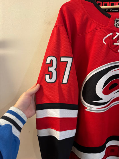 Carolina Hurricanes Andrei Svechnikov Fanatics NHL Hockey Red Home Jersey (L)