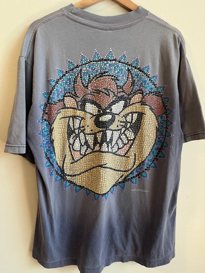 1994 Taz Warner Bros Smoked Faded Graphic Tee (XL)