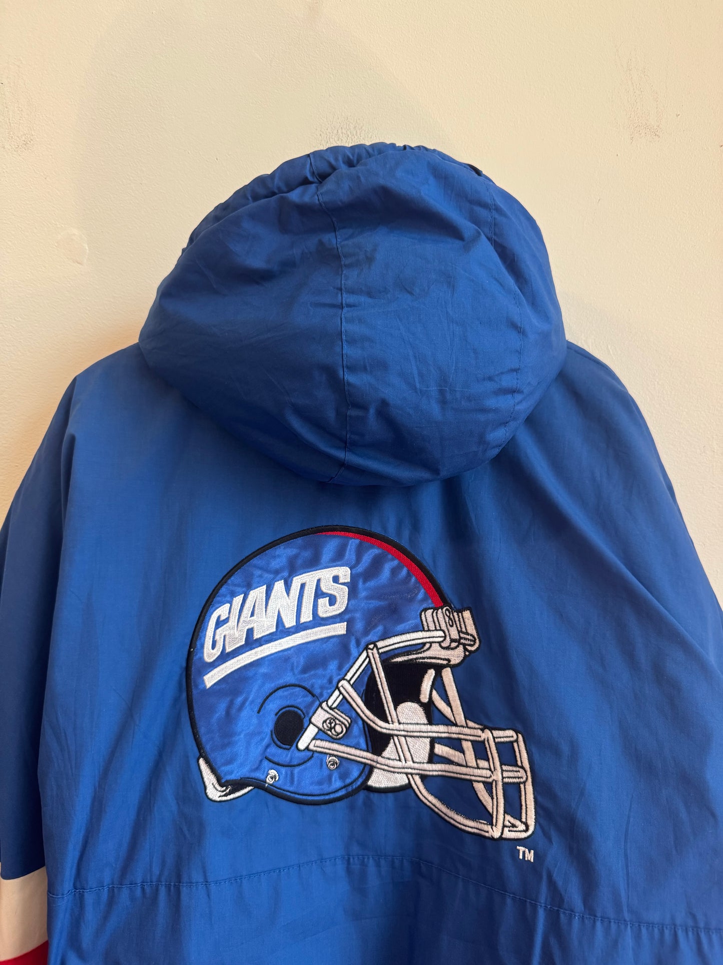 90s New York Giants Pro Player Reversible Puffer Jacket (M)