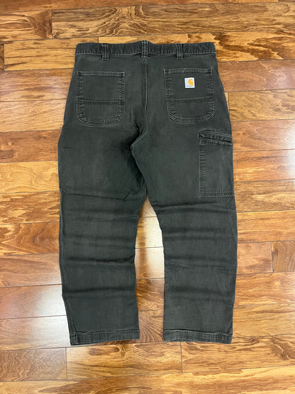 Carhartt Moss Colored Workwear Pants (38 x 30)