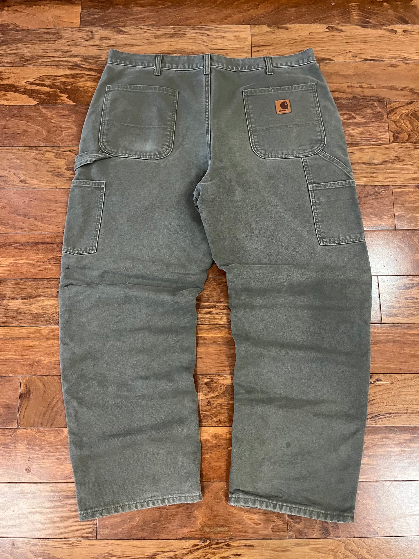2017 Carhartt Moss Flannel Lined Pants (38 x 30)