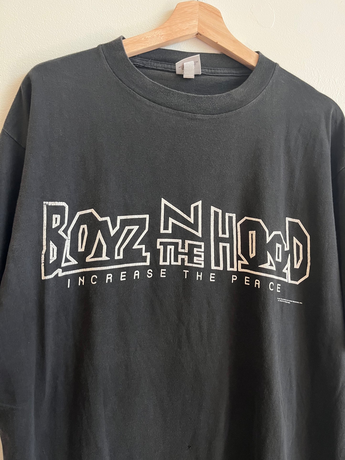 1991 Boys n The Hood Faded Movie Promo Tee (L)