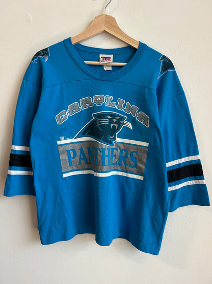 1994 Carolina Panthers 1/4th Sleeve Team Rated Shirt (Youth L)