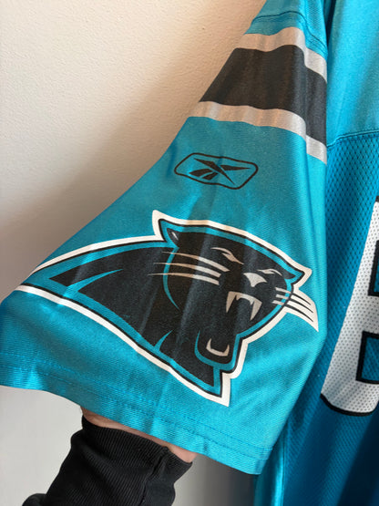 00s Carolina Panthers Steve Smith Reebok Blue Jersey (M)
