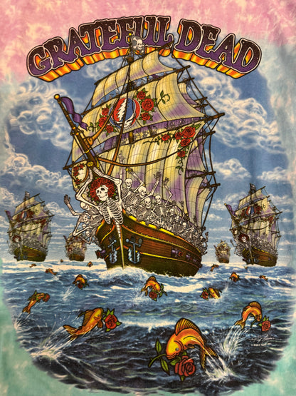 2001 Grateful Dead Liquid Blue Long Sleeve Tee (L)