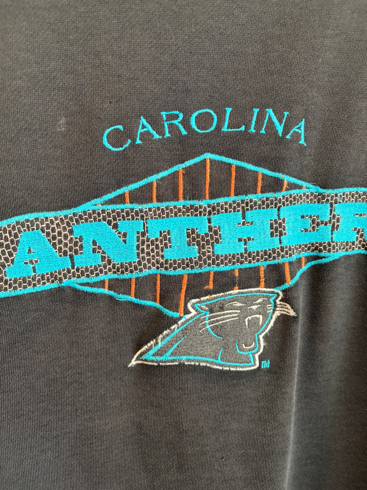 90s Carolina Panthers Starter Embroidered Crewneck (L)