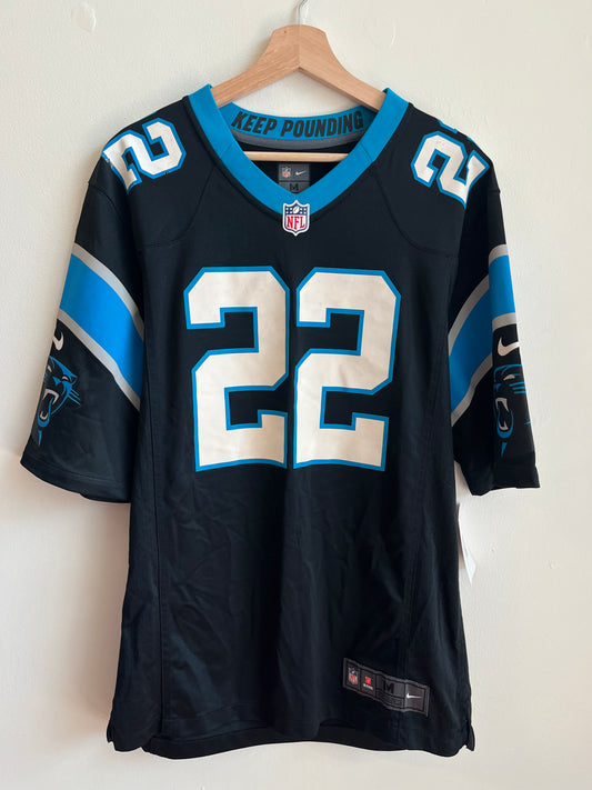 2016 Nike NFL Christian McCaffery Carolina Panthers Home Jersey (M)