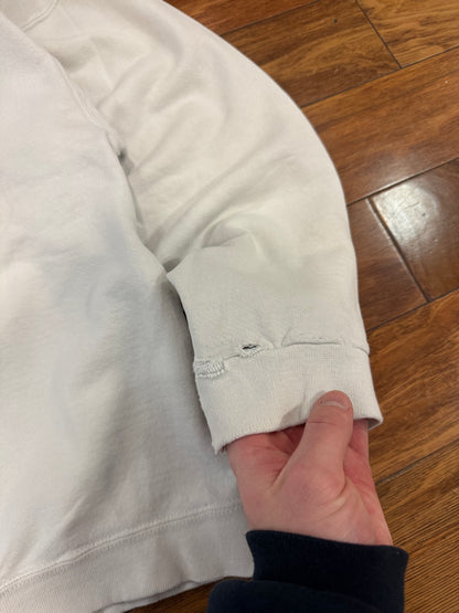 90s Nike Essential Swoosh White Vintage Crewneck (L)