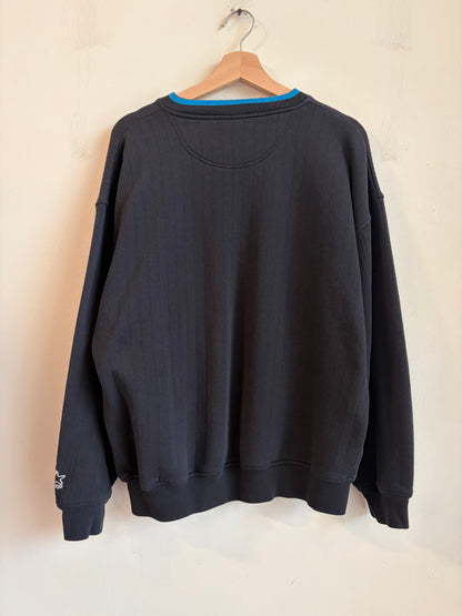90s Carolina Panthers Embroidered Starter Crewneck (L)