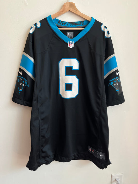 2022 Carolina Panthers Baker Mayfield #6 Home Nike Jersey (XXL)
