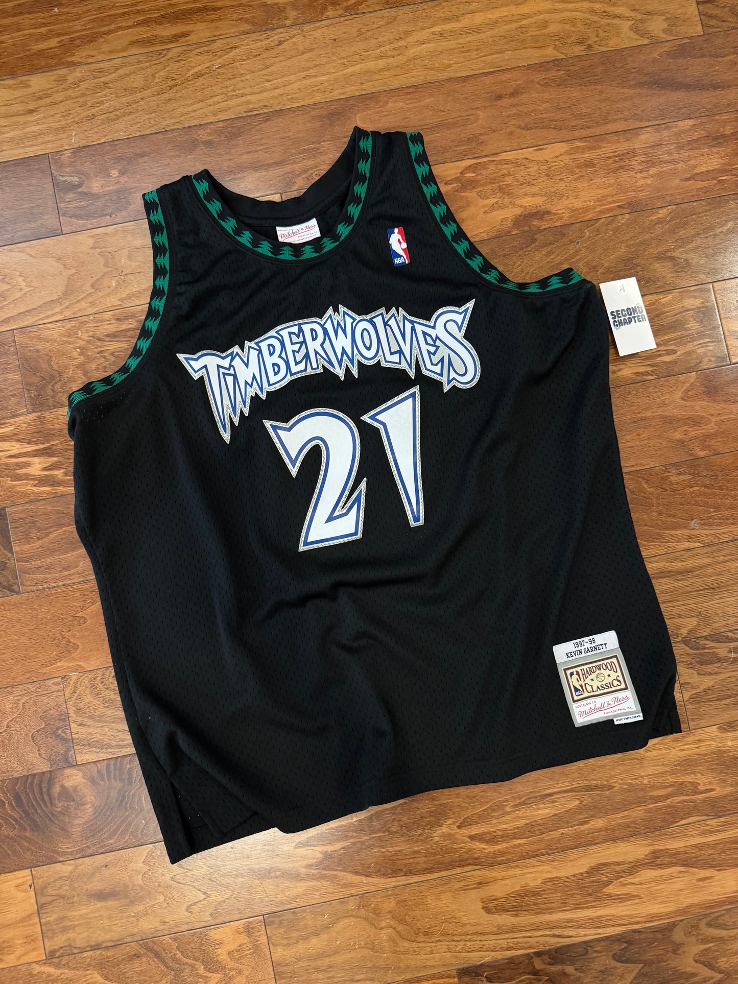 Timberwolves Garnett Mitchell & Ness Jersey (XXL)