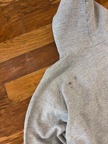 90s Nike Left Chest Swoosh Thrashed Hoodie (XL)