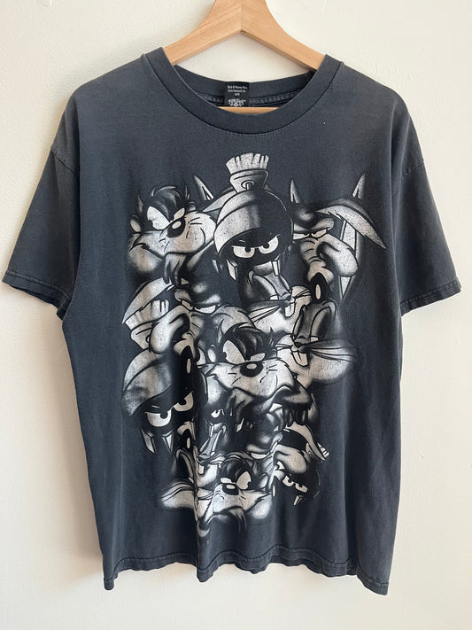 2009 Looney Tunes Characters Faded Tee (L)