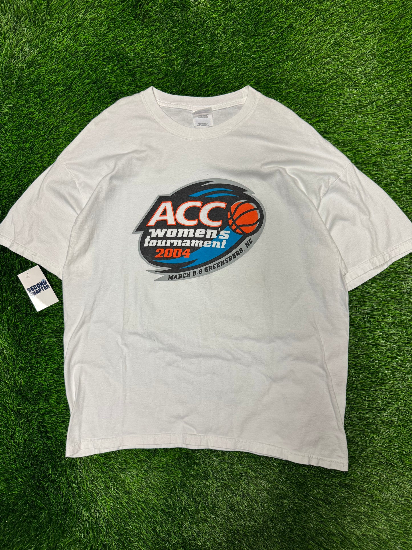 2004 ACC Women's Basketball Tournament Greensboro, NC Vintage Tee (XL)