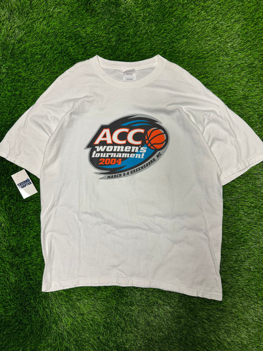 2004 ACC Women's Basketball Tournament Greensboro, NC Vintage Tee (XL)