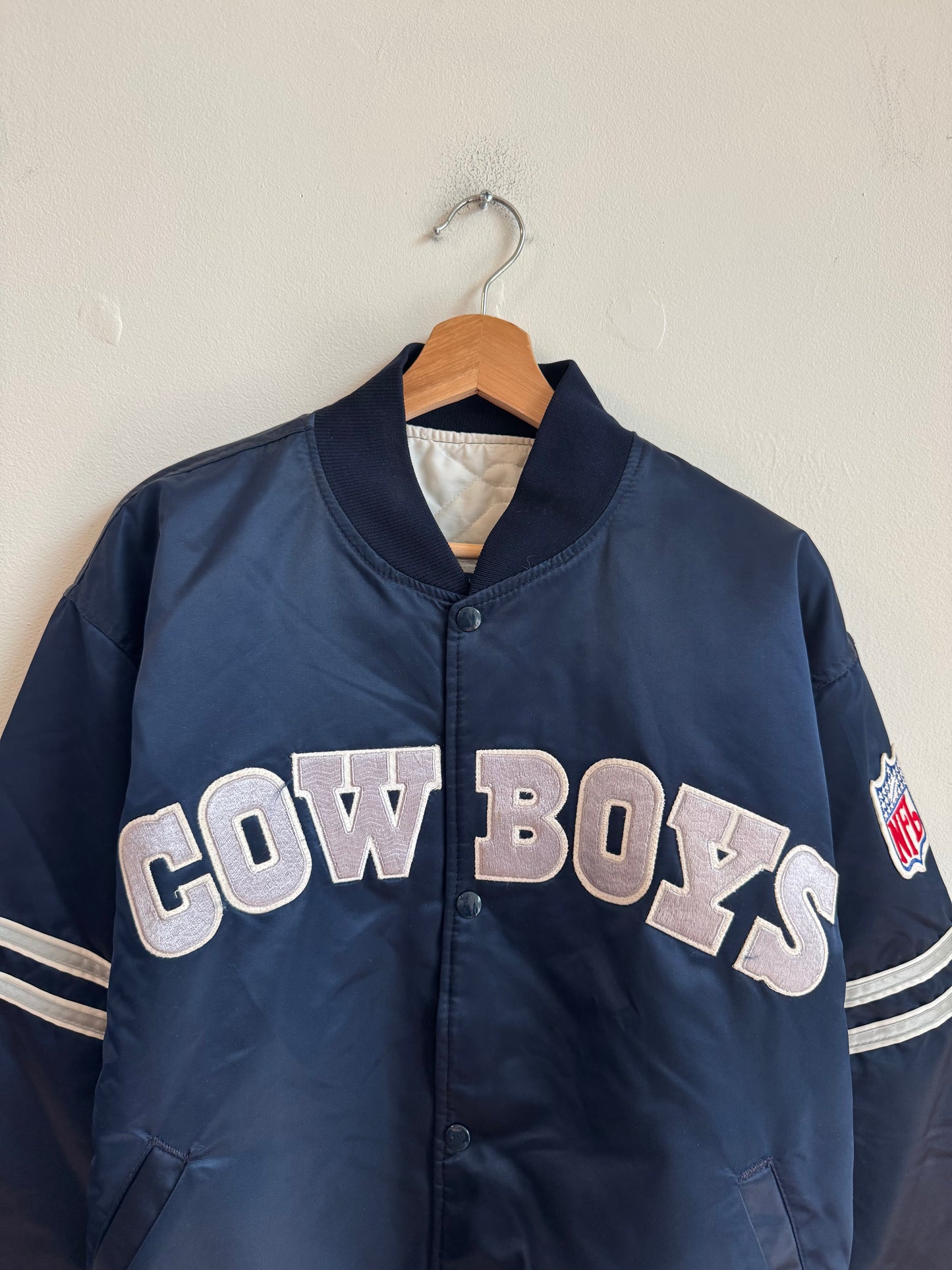 90s Dallas Cowboys Starter NFL Satin Jacket (XL)